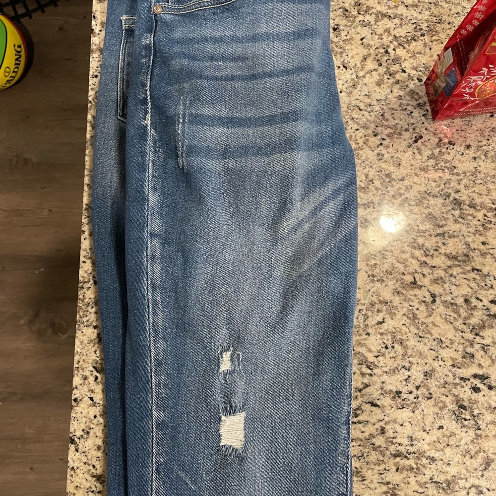 Kancan mid rise distressed skinny Jean